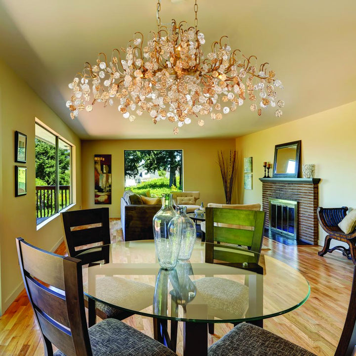 Campobasso, 10LT LTChandelier, Gld