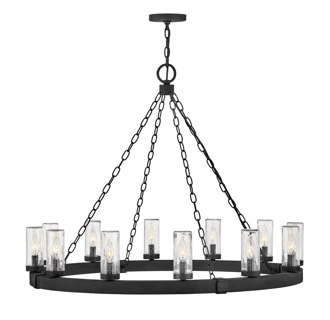 Large Single Tier Chandelier