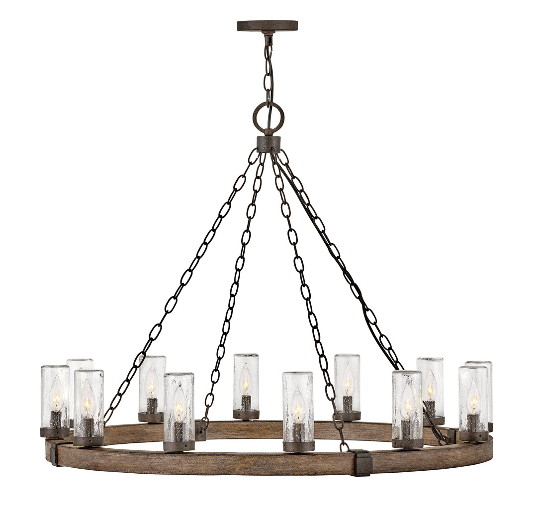 Large Single Tier Chandelier