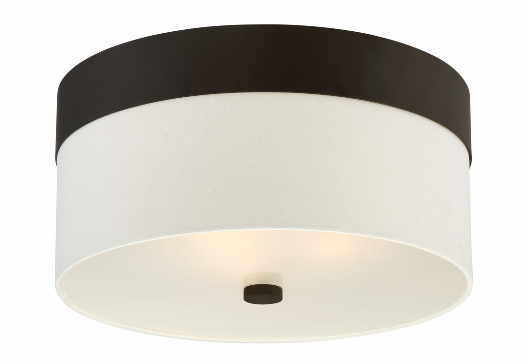 Libby Langdon Grayson 3 Light Dark Bronze Flush Mount