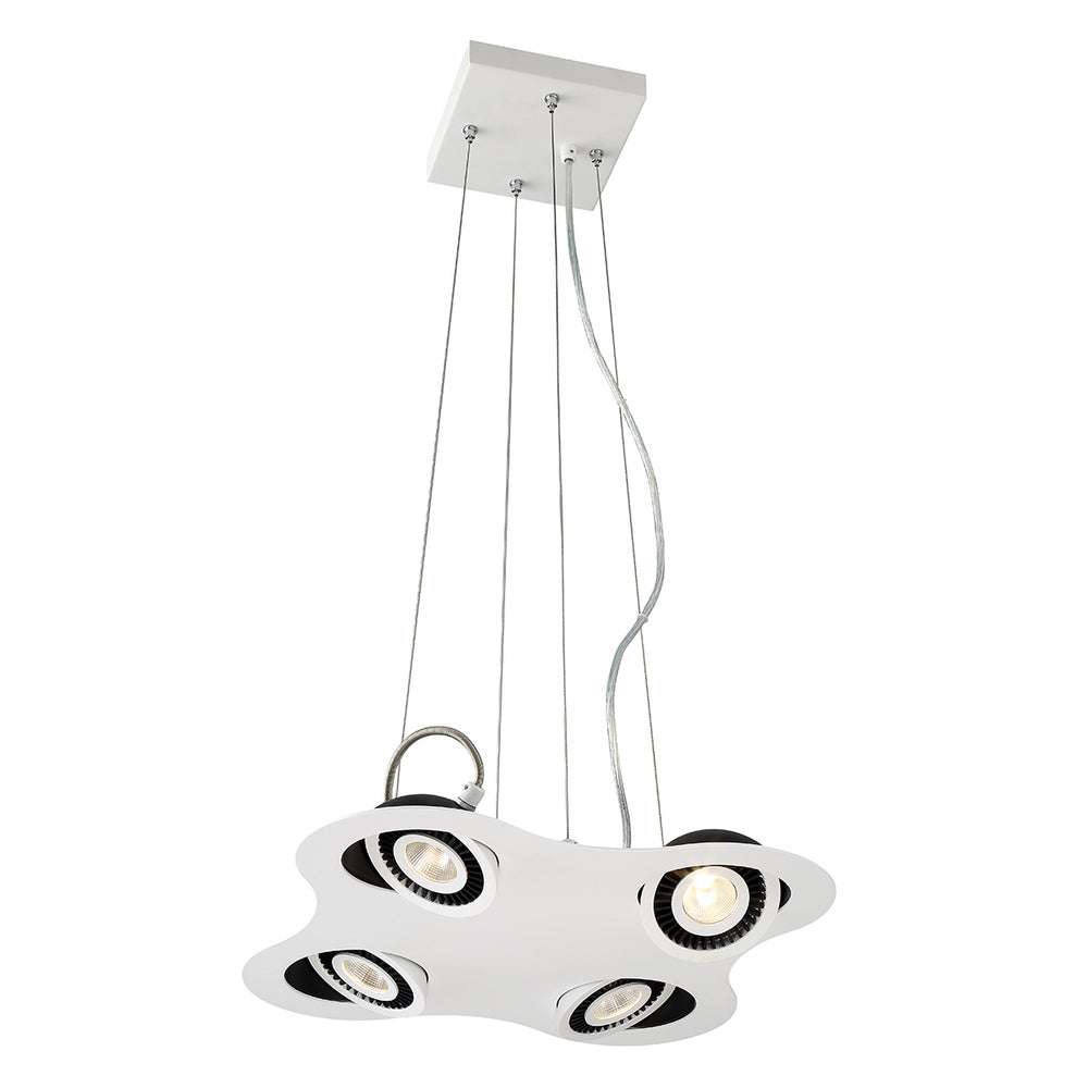 Vision, 4LT LED Pendant, W/b