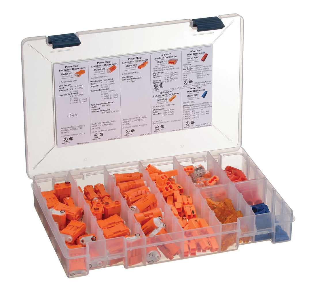 LIGHTING MAINT KIT,170 PC