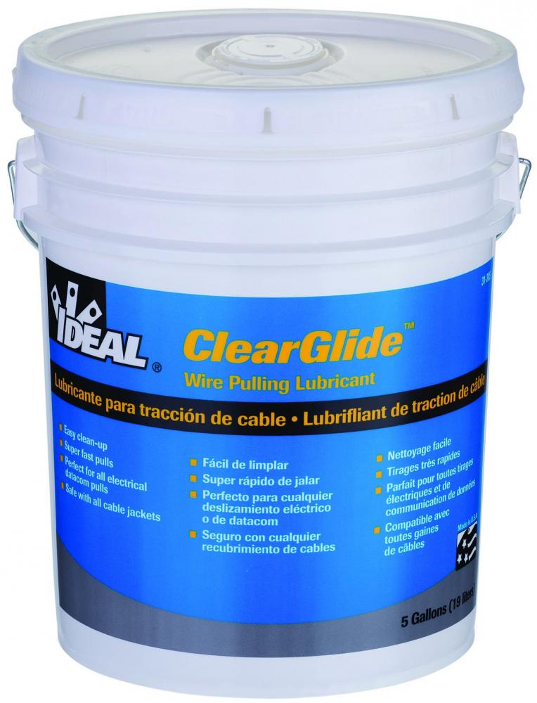 ClearGlide Lubricant,Ideal,ClearGlide,5 GAL Buck
