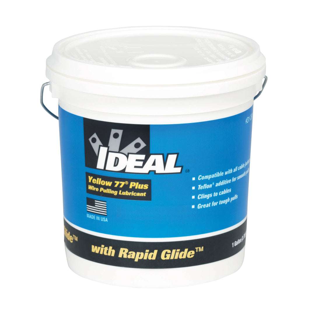 Yellow Lubricant,Ideal,TEFLON,1 GAL Pail Capacit