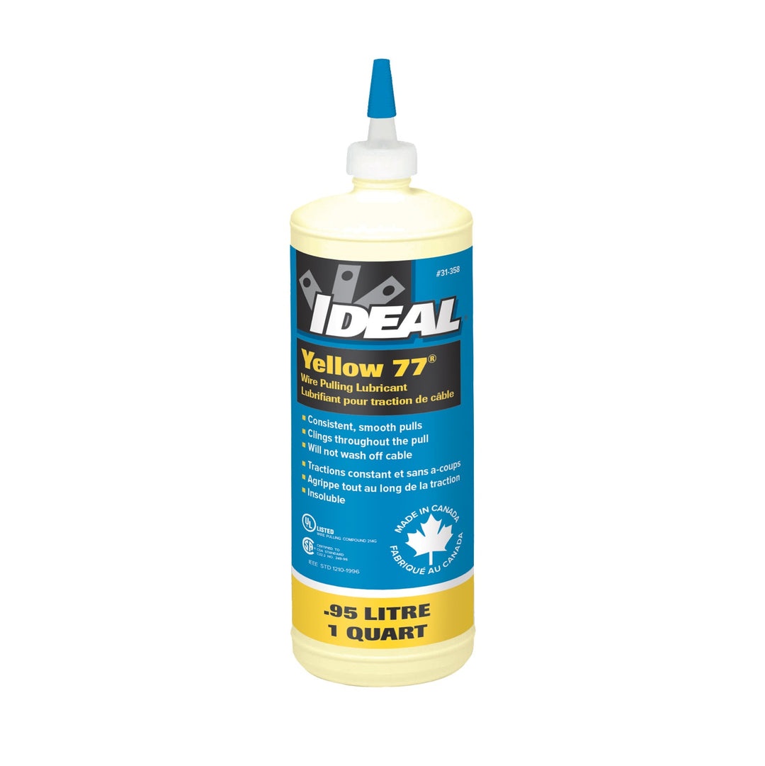 Yellow Lubricant,Ideal,TEFLON,1 Quat Squeeze BTL