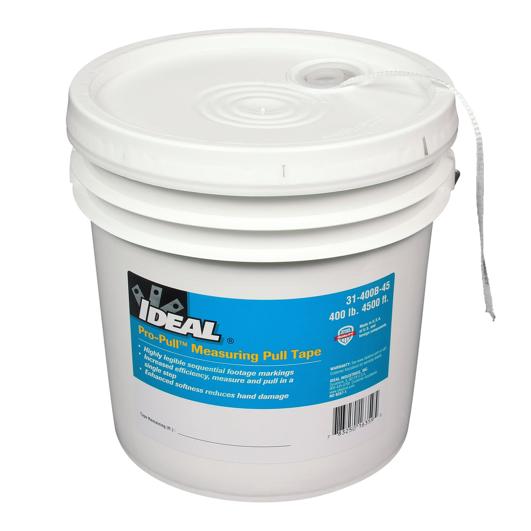 Pro-Pull Measuring Pull Tape,400lb,4500ft Bucket