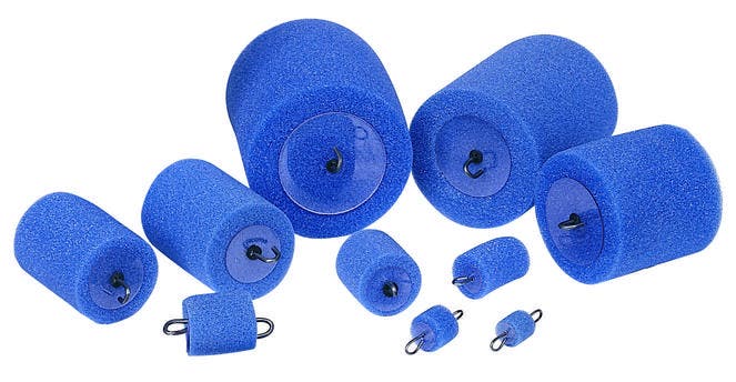 Foam Carrier,Ideal,1.000 IN Diameter,PKG: 5/Bag,