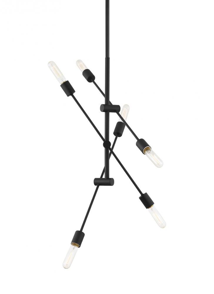 Axis Six Light Medium Chandelier