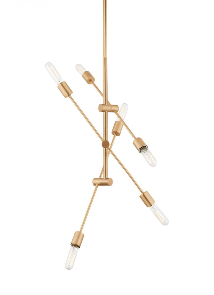 Axis Six Light Medium Chandelier