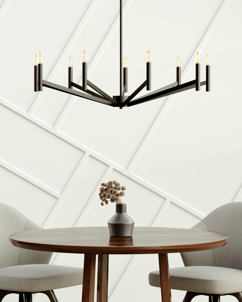 Vector Nine Light Chandelier