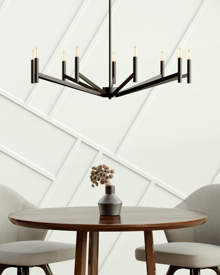 Vector Nine Light Chandelier