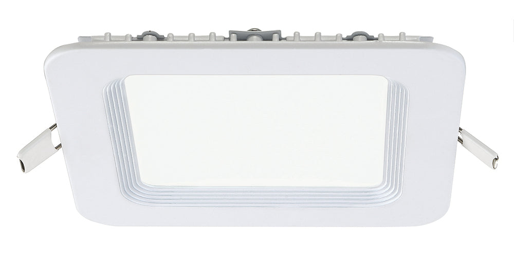 LED Slim Rec, 6in, Baf, 15w, Sq, Wt