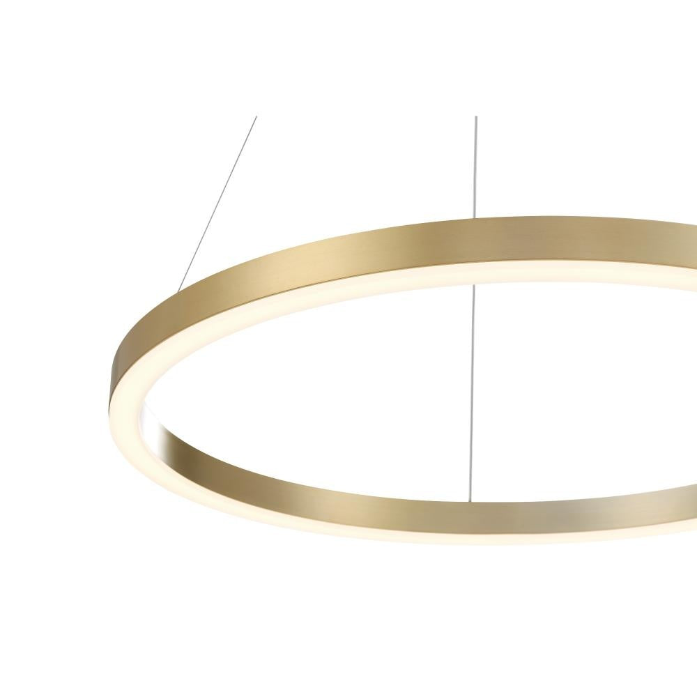 Spunto 28" Round LED Chandelier in Gold