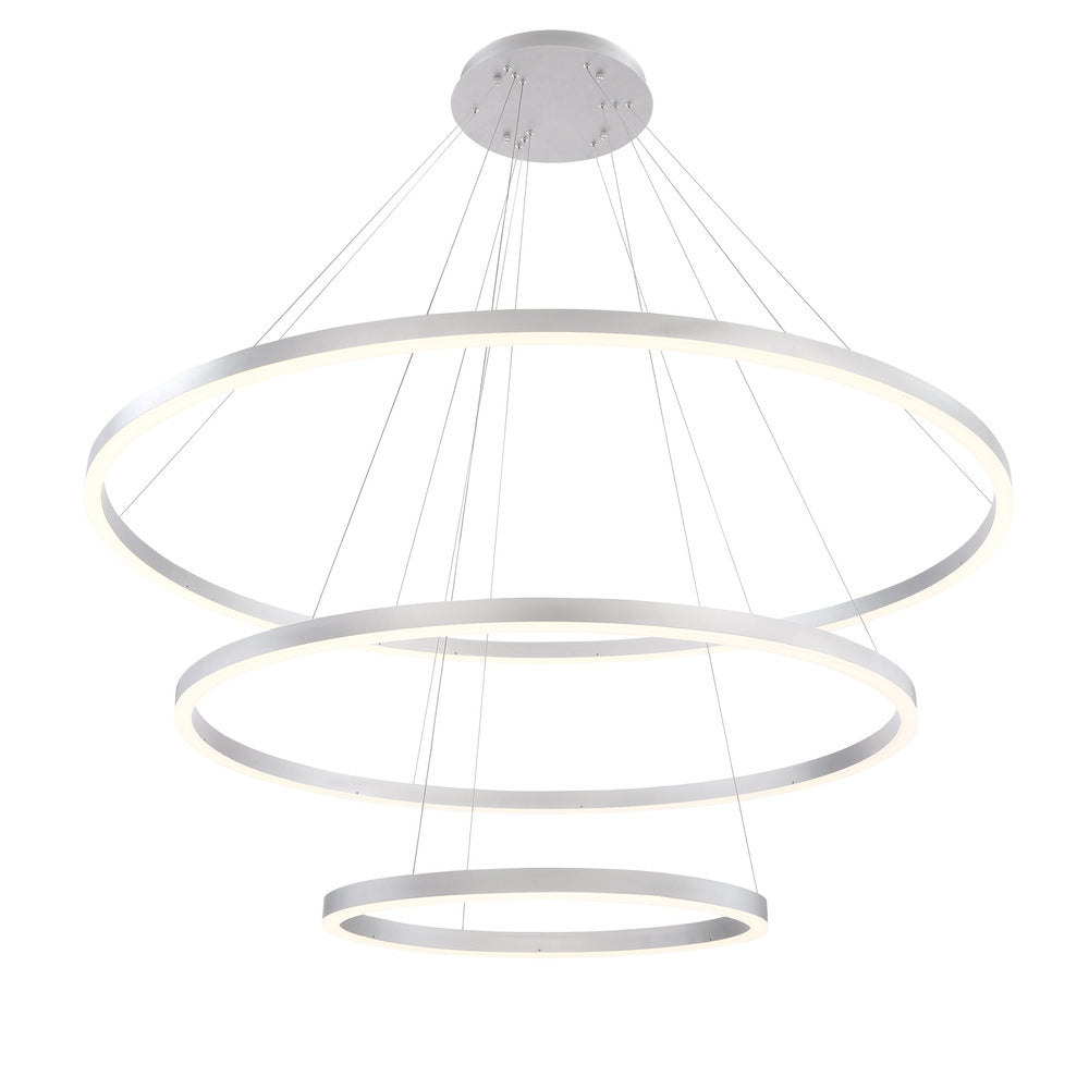 Spunto, LED Chandelr, 3tier, Slv