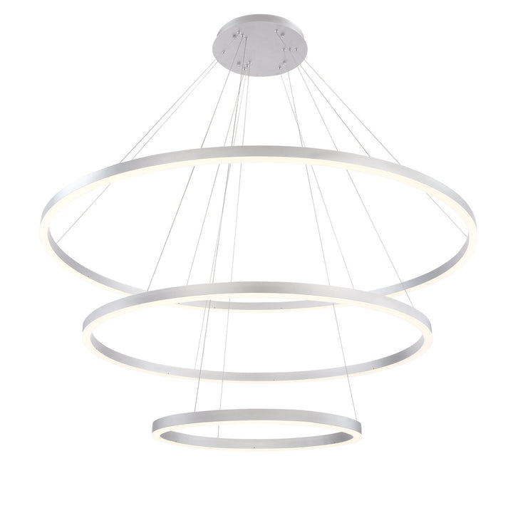 Spunto, LED Chandelr, 3tier, Slv