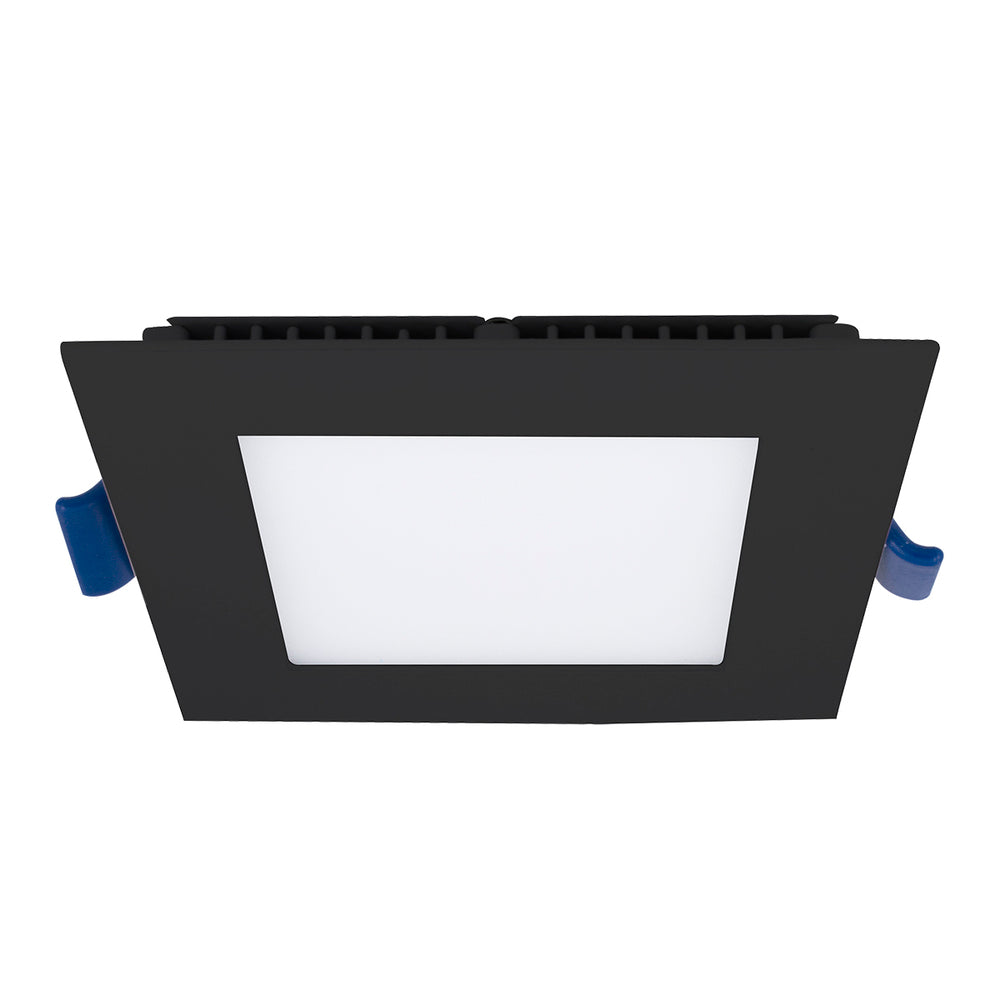 LED Slim Rec, 4in, 12w, Sq, Blk