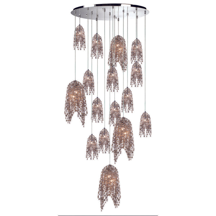 DANZA,20LT CHANDELR,CHROME