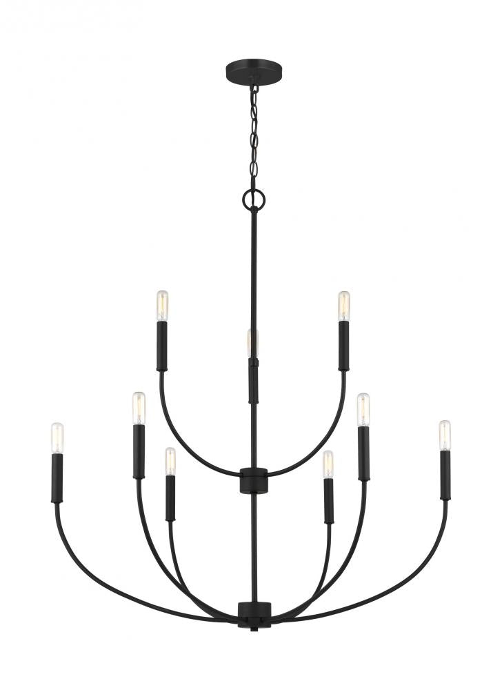 Greenwich Nine Light Chandelier