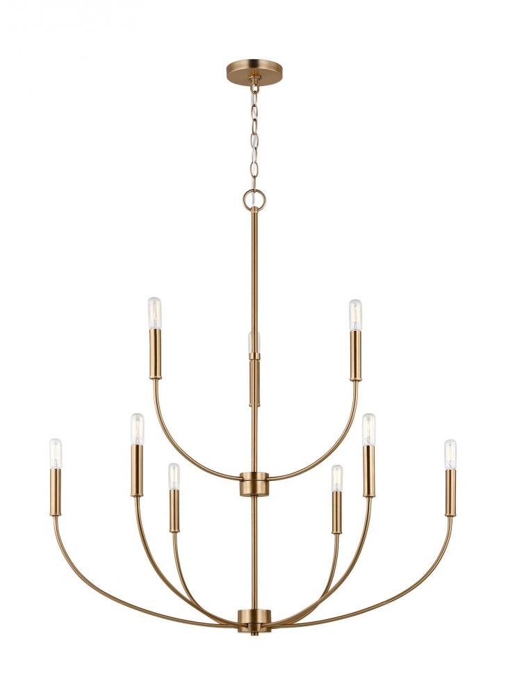 Greenwich Nine Light Chandelier
