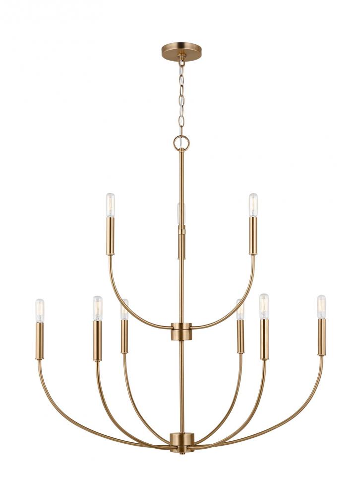 Greenwich Nine Light Chandelier