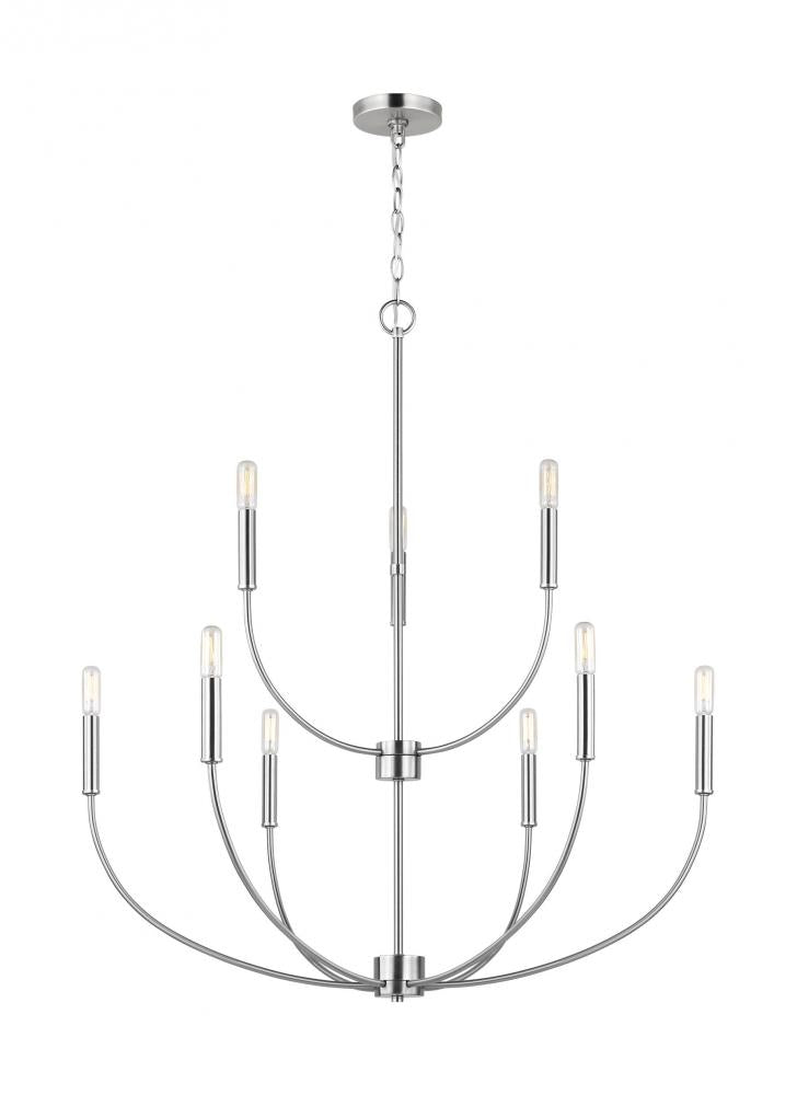 Greenwich Nine Light Chandelier