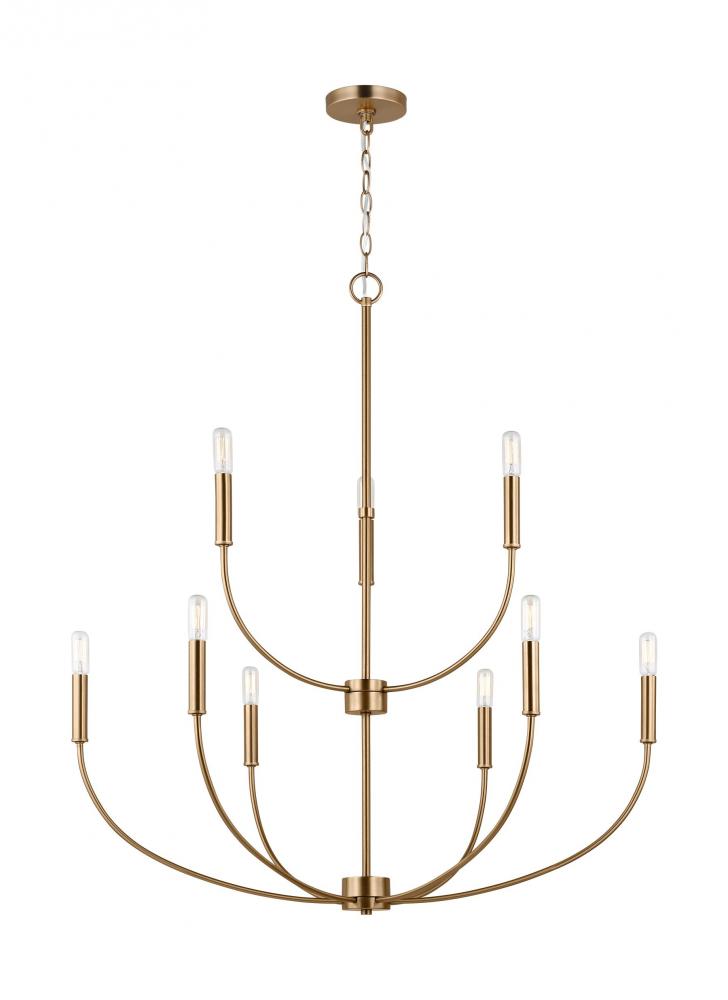 Greenwich Nine Light Chandelier