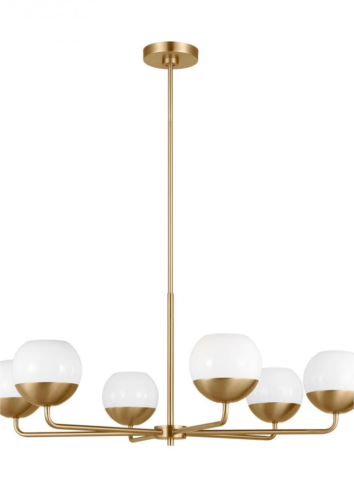 Alvin Six Light Chandelier