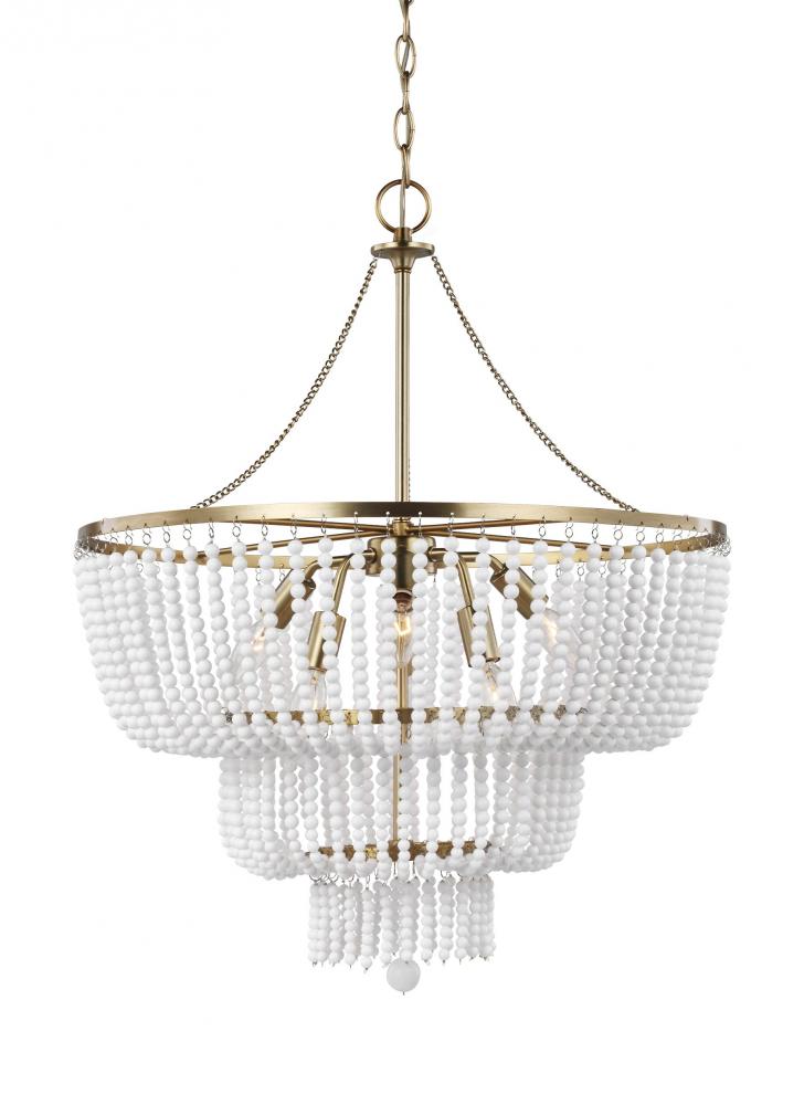 Jackie Six Light Chandelier