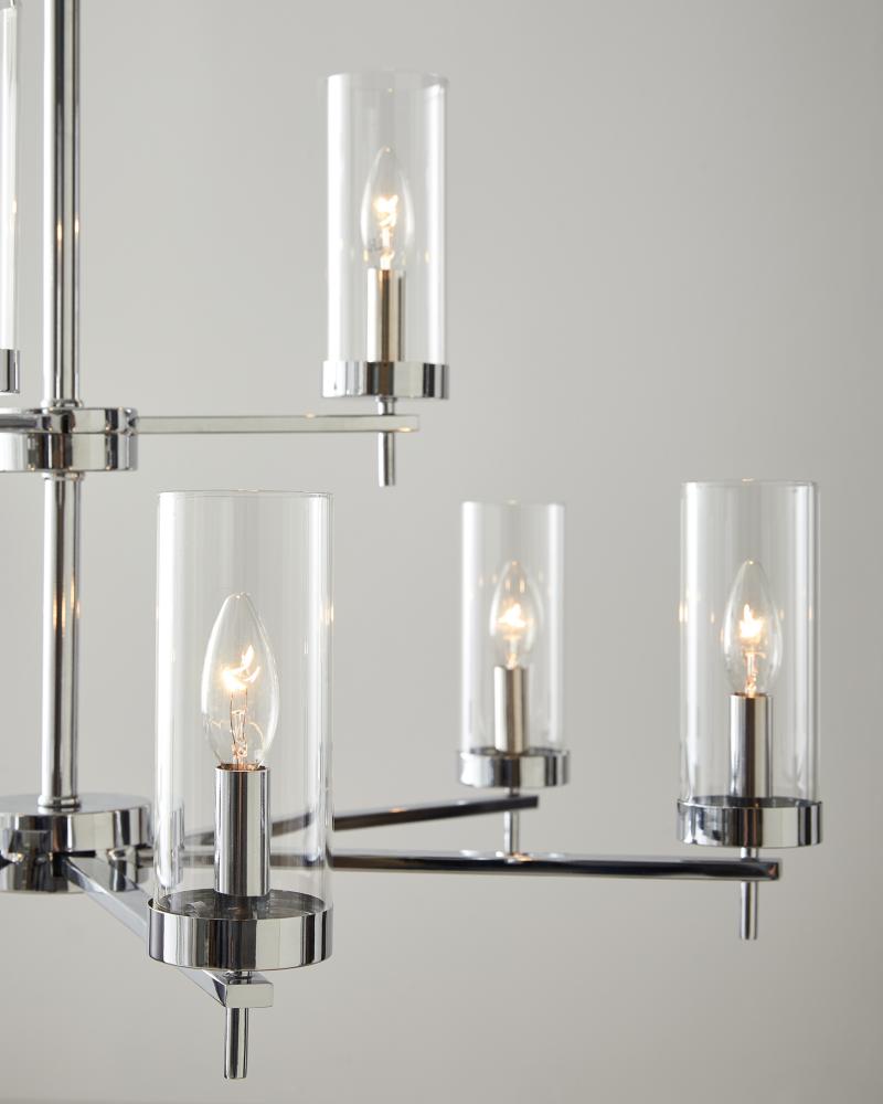 Zire Nine Light Chandelier