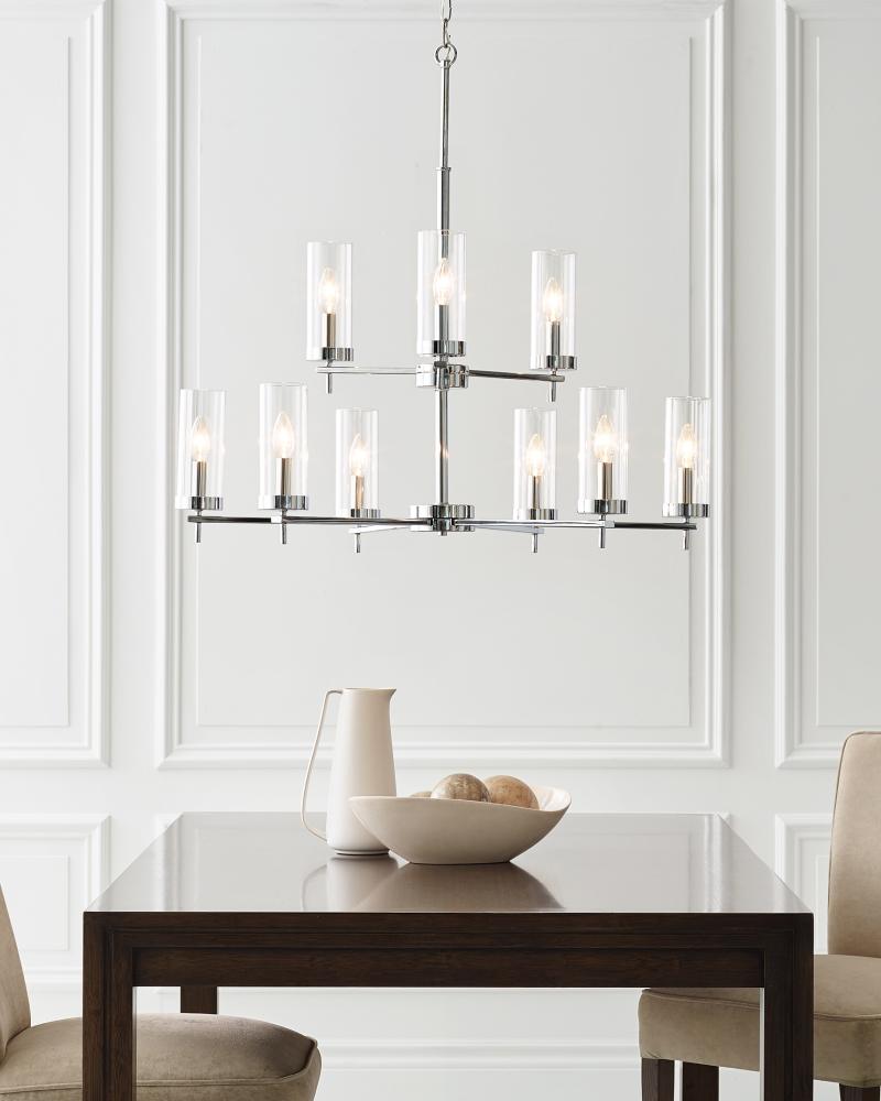 Zire Nine Light Chandelier
