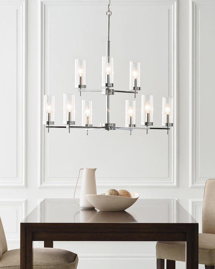 Zire Nine Light Chandelier