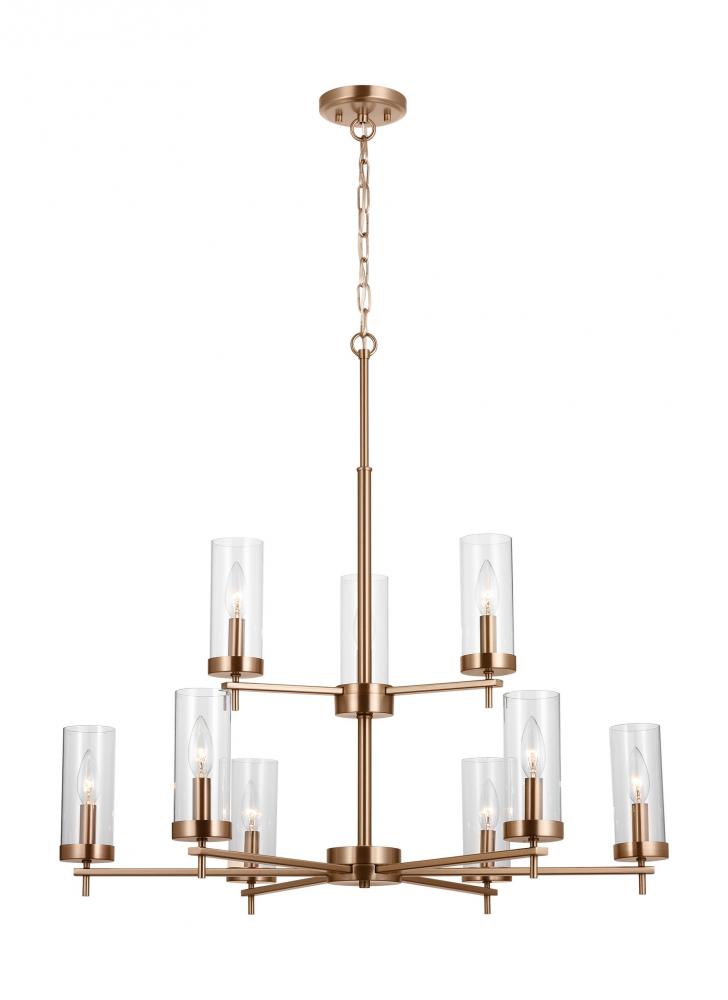 Zire Nine Light Chandelier