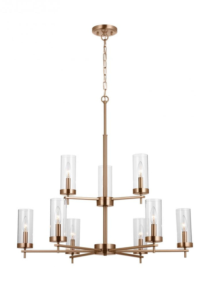 Zire Nine Light Chandelier