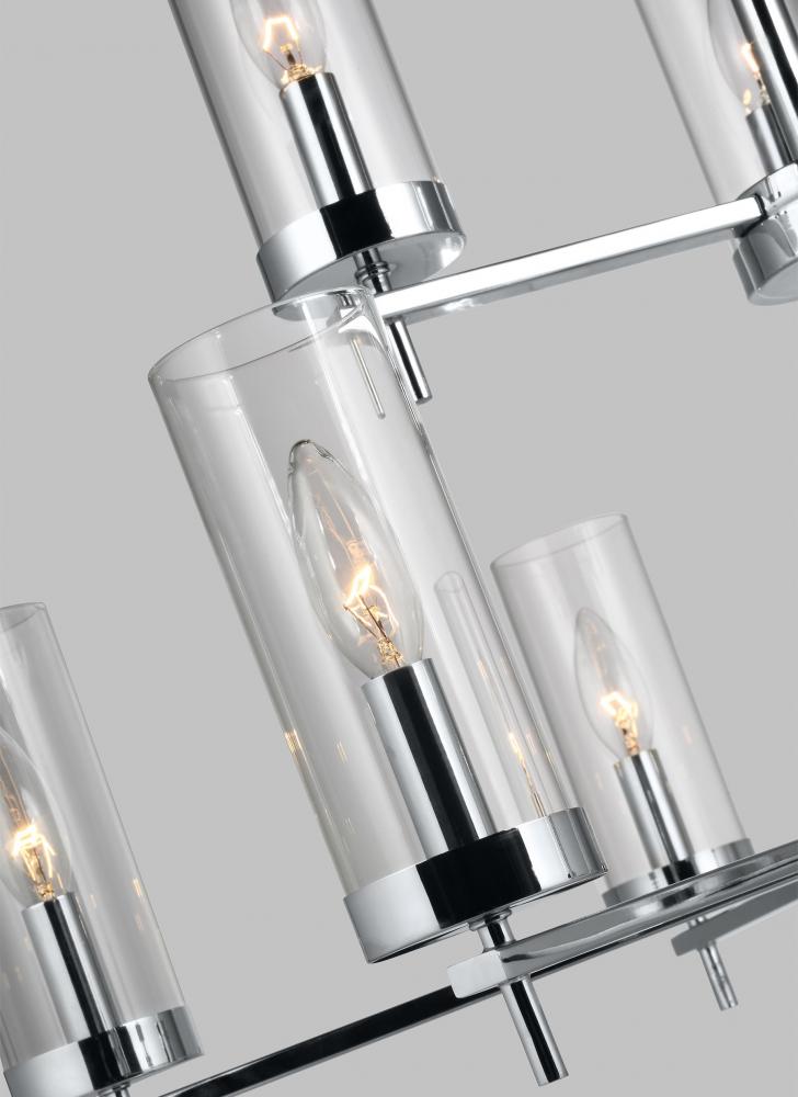 Zire Nine Light Chandelier