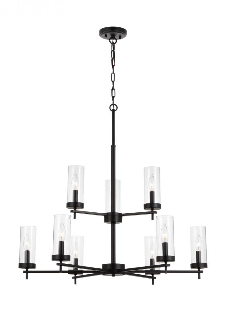 Zire Nine Light Chandelier