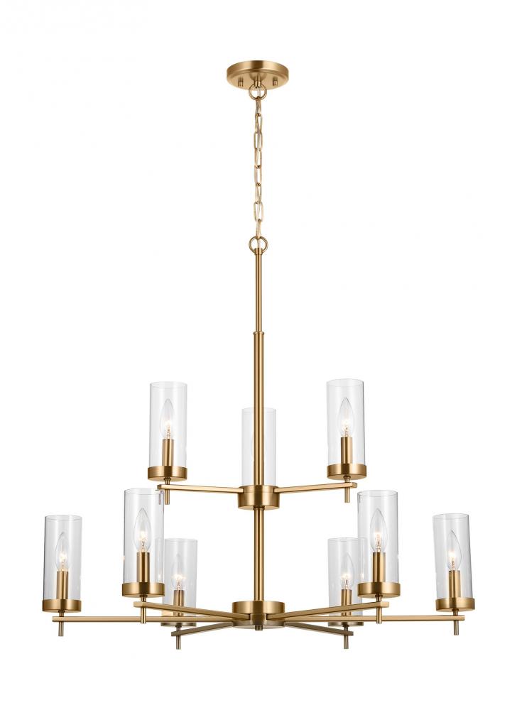 Zire Nine Light Chandelier