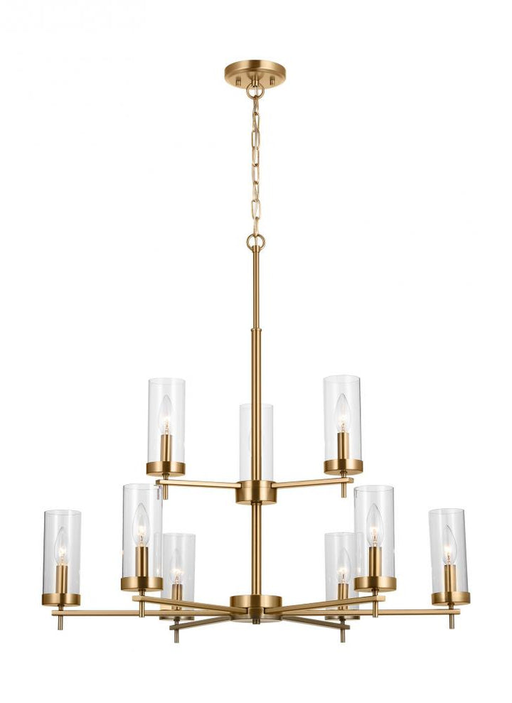 Zire Nine Light Chandelier