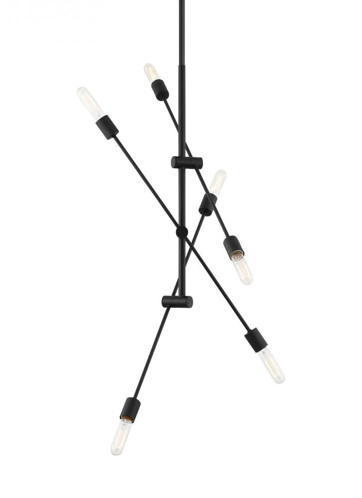 Axis Six Light Large Chandelier