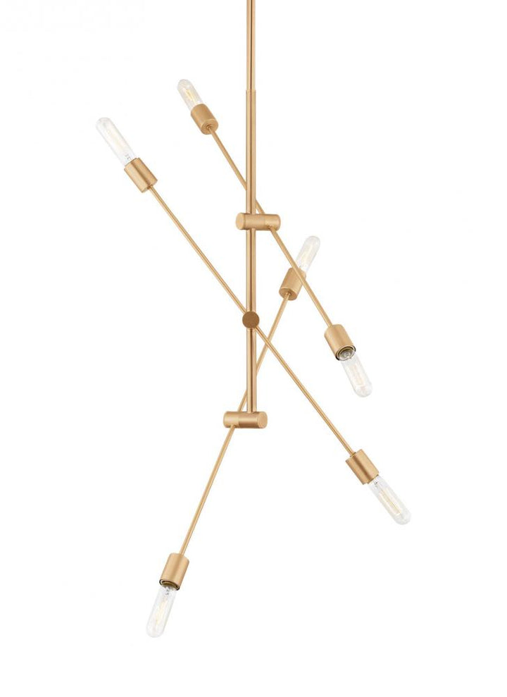 Axis Six Light Large Chandelier