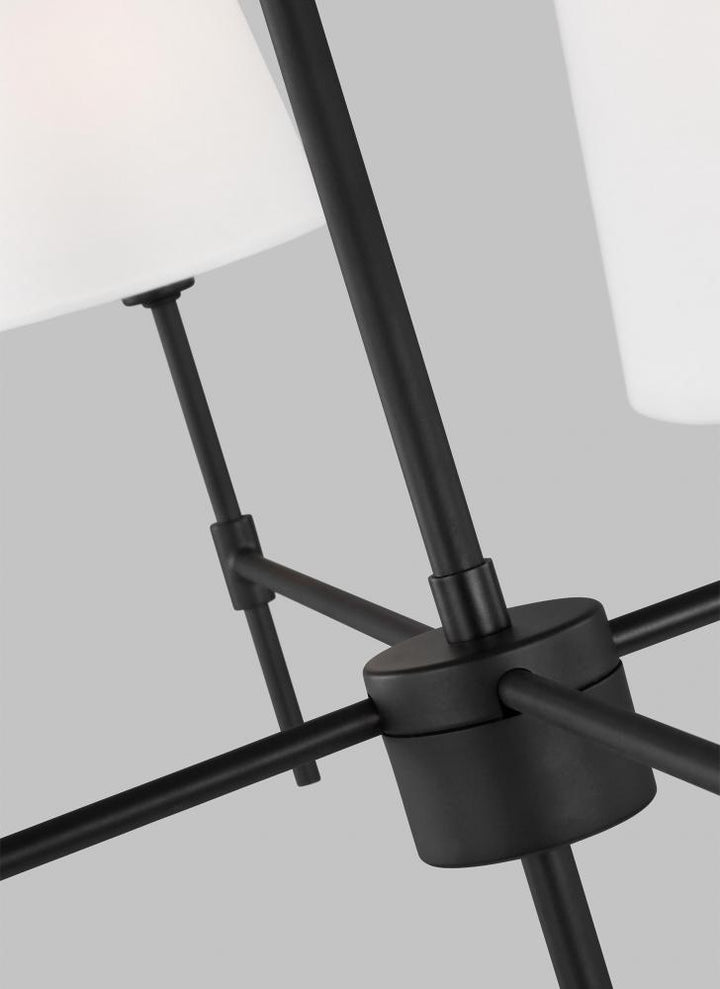 Baker Four Light Large Chandelier