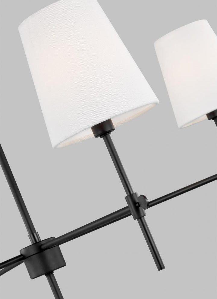 Baker Four Light Large Chandelier