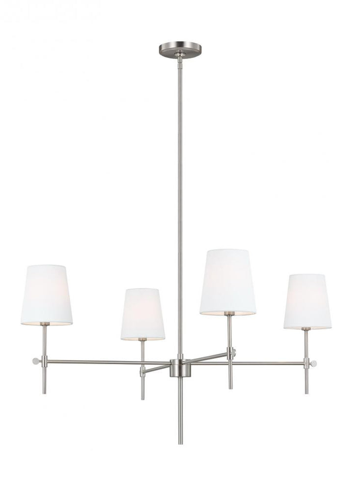 Baker Four Light Large Chandelier