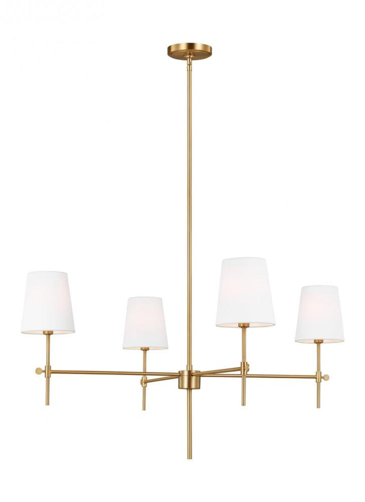 Baker Four Light Large Chandelier