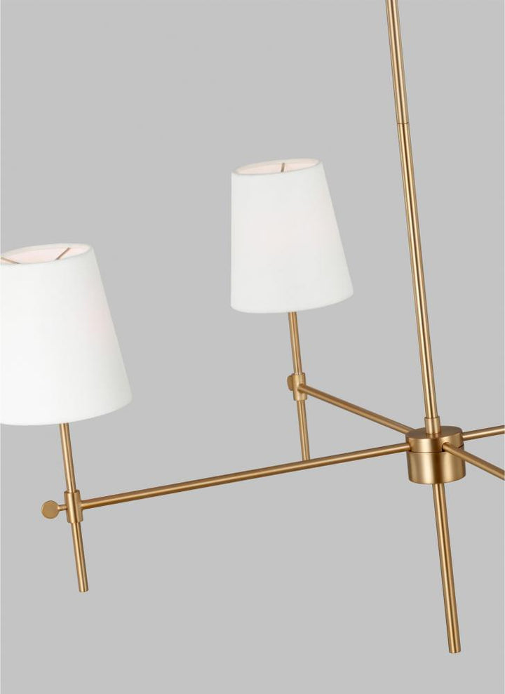 Baker Four Light Large Chandelier