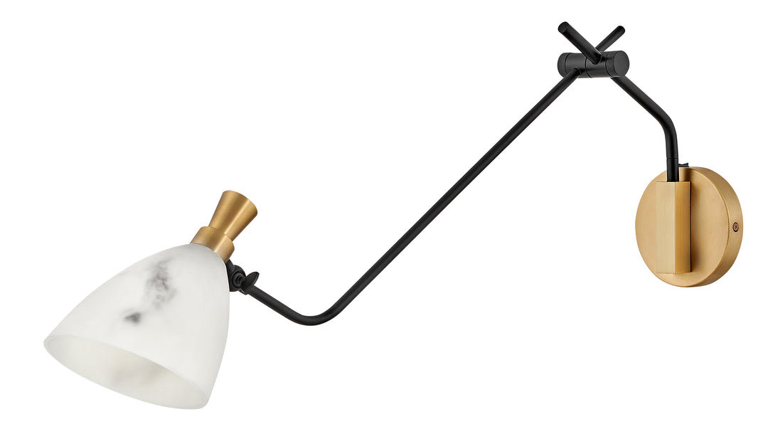 Large Swing Arm Single Light Sconce