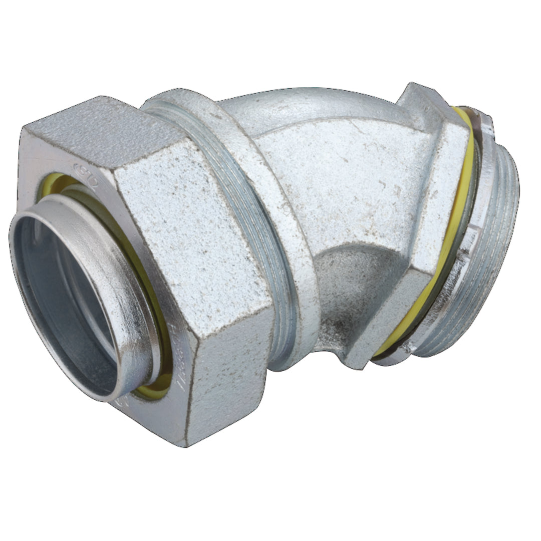 LIQUIDTIGHT CONNECTOR 45 2 IN STEEL