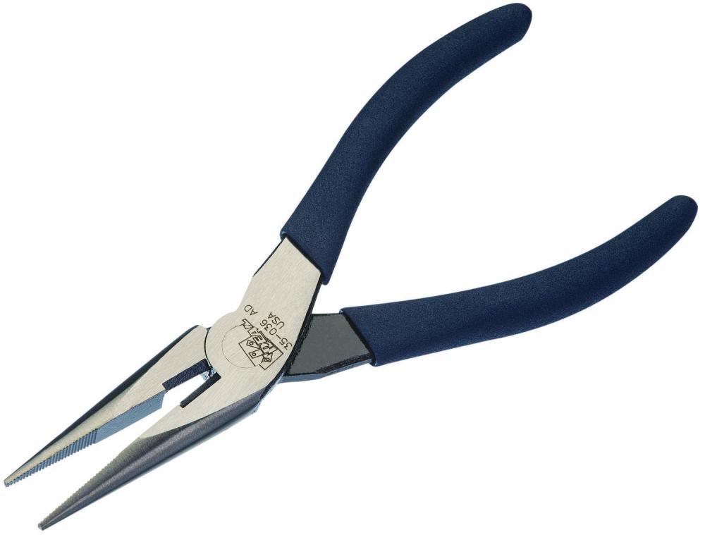 6 IN LONG NOSE PLIER W CUTTR