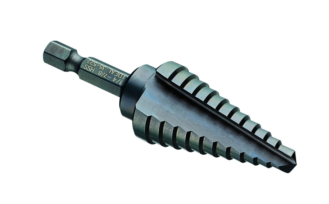 STEP DRILL 1 4-7 8,BLACK OXIDE