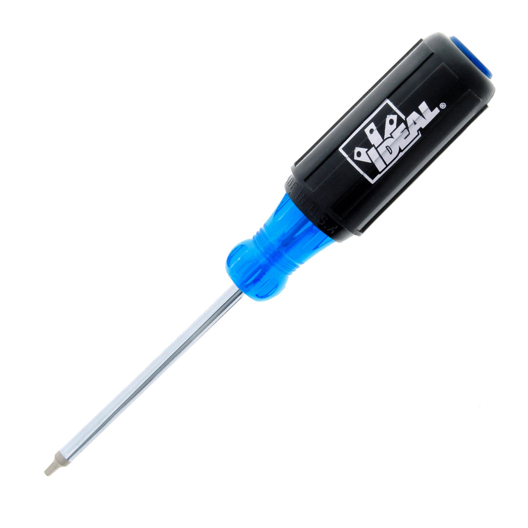 Screwdriver,Ideal,SQ Head,#1 Tip,4.000 IN Shank