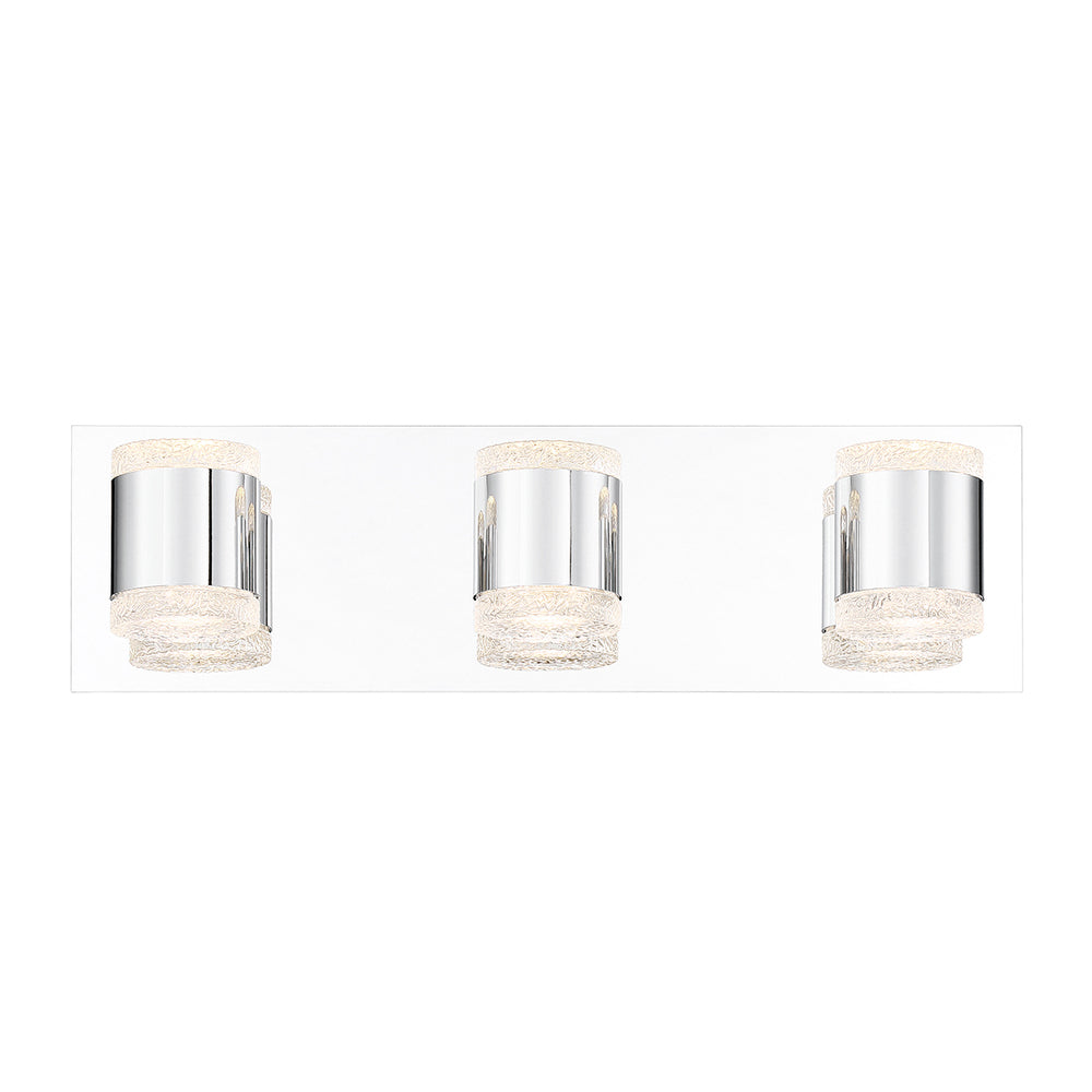 Seaton, 3LT LED Bathbar, Chrome